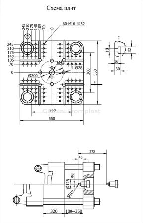 HJ-98S схема плит